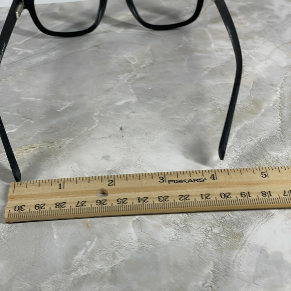 Eyebobs Biff Square Frames Glasses Black Wood Grain with Leather Slip Case - Picture 12 of 12